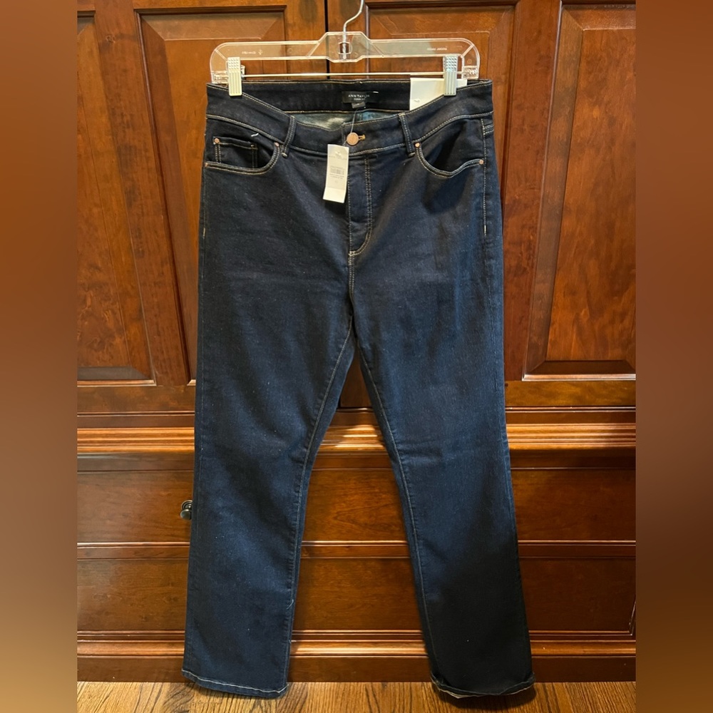 NWT Ann Taylor Curvy Slim Boot Cut Denim!